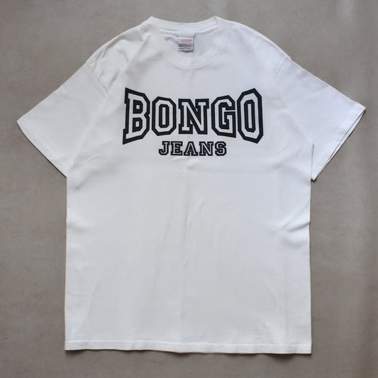 1990s Bongo Jeans White T Shirt - L sullivansvintage
