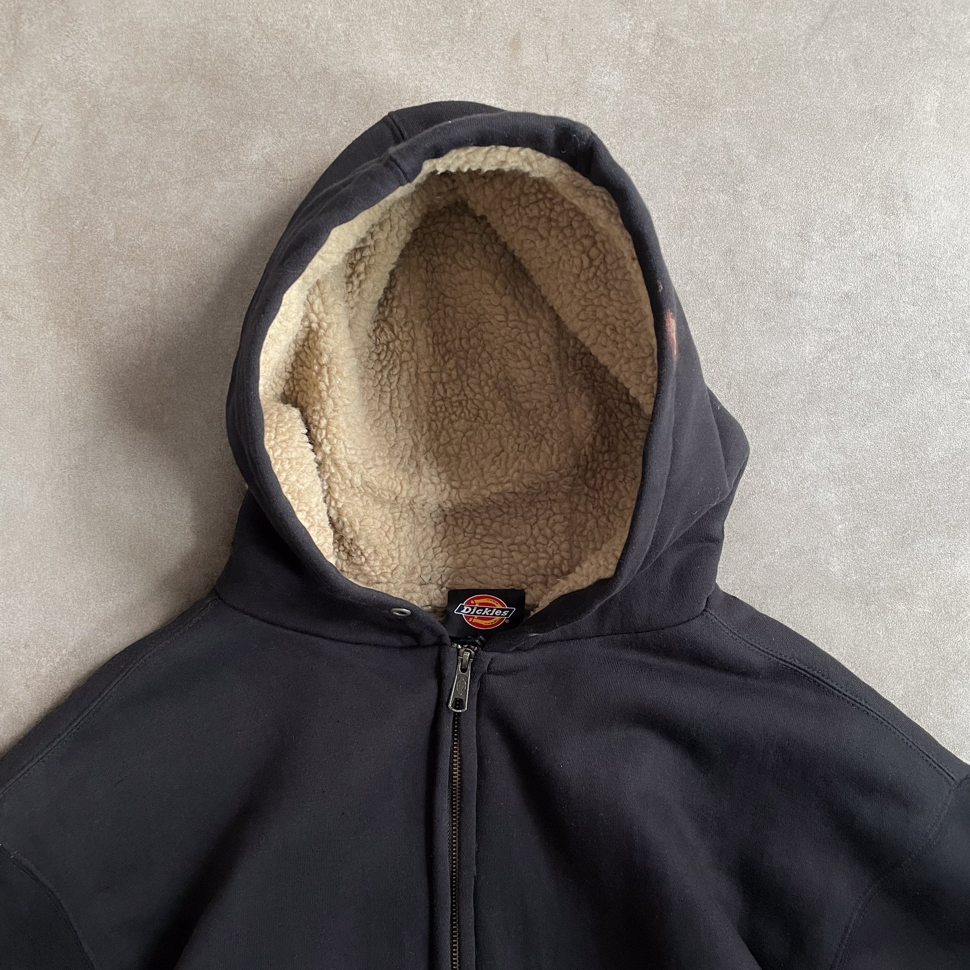 2000s Dickies Black Wool Lined Jacket - XL sullivansvintage