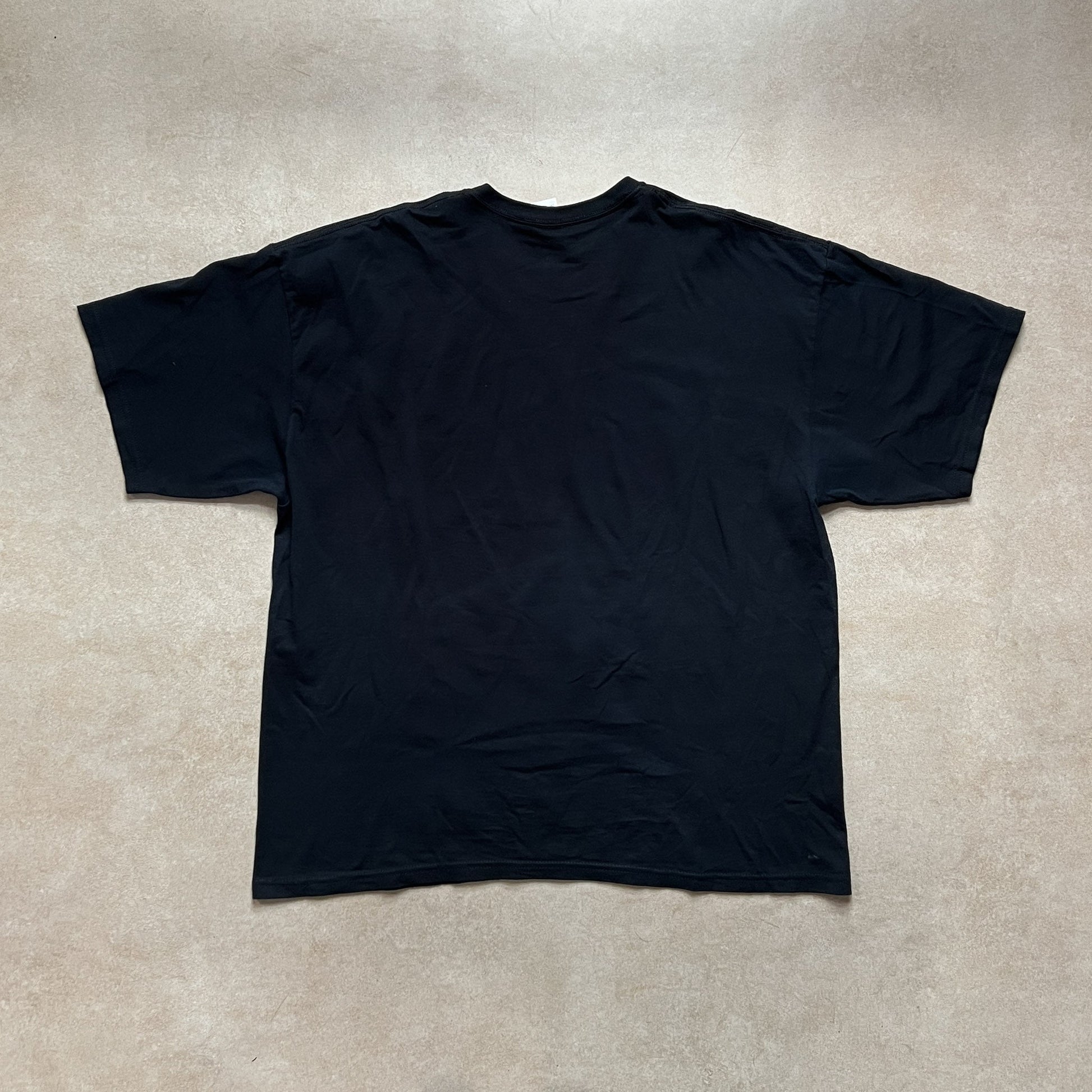 2000s Gildan Custom Airbrushed "Nice Guy" Black T Shirt - 2XL sullivansvintage