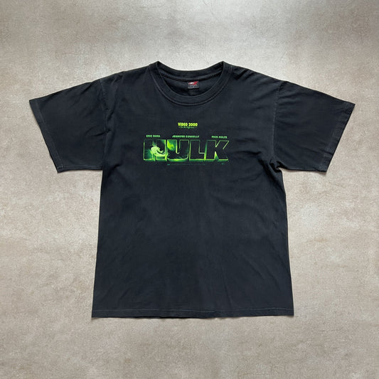 2000s Hulk Movie Black T Shirt - XL sullivansvintage