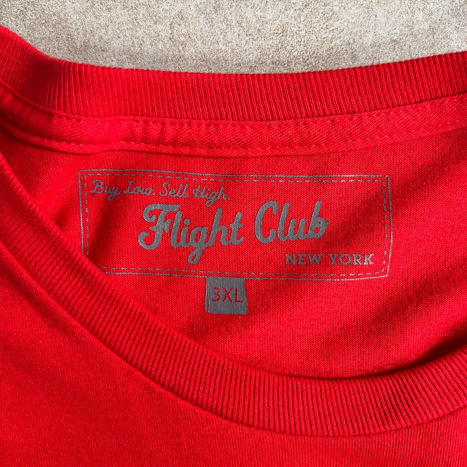 2000s Rare Flight Club Los Angeles Red T Shirt - 3XL sullivansvintage