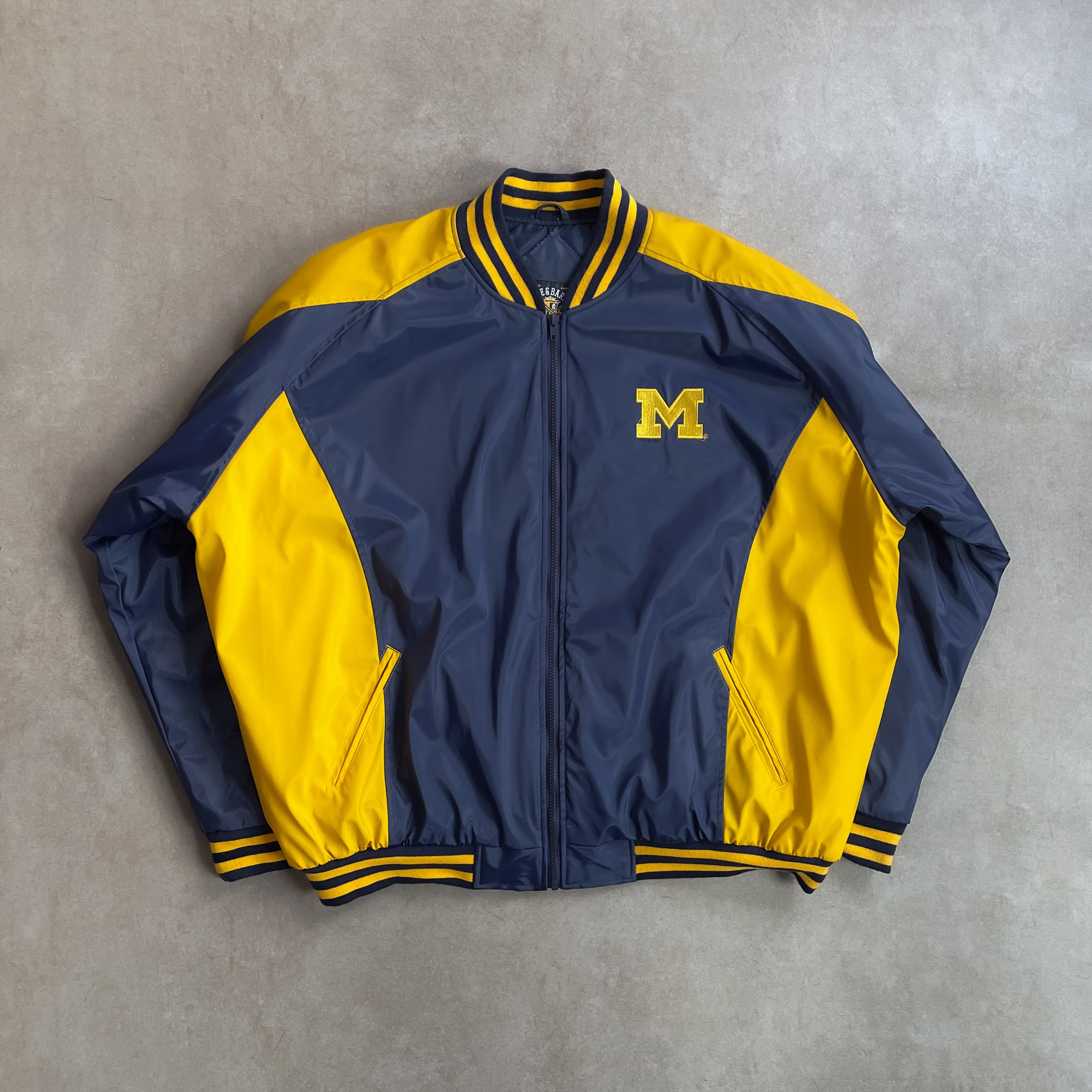 Official sale Steve & Barry’s Jacket Vintage Classic Michigan Wolverines College Univ