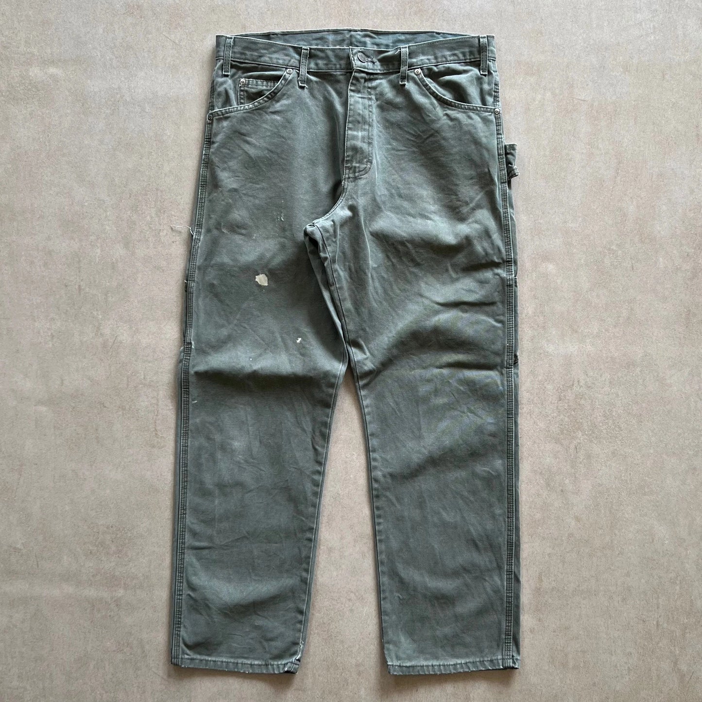 Dickies-Olive-Green-Workwear-Pants-34in-sullivansvintage
