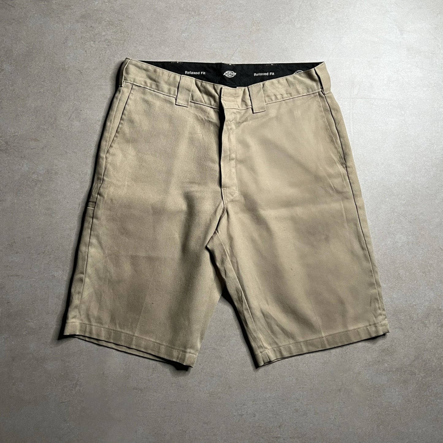 Vintage Dickies Beige Relaxed Fit Shorts - 34x12