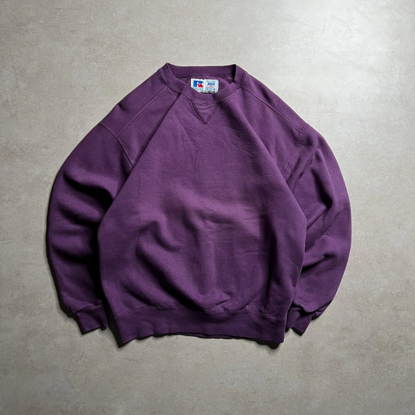 Vintage Russell Athletic Purple Sweatshirt - S