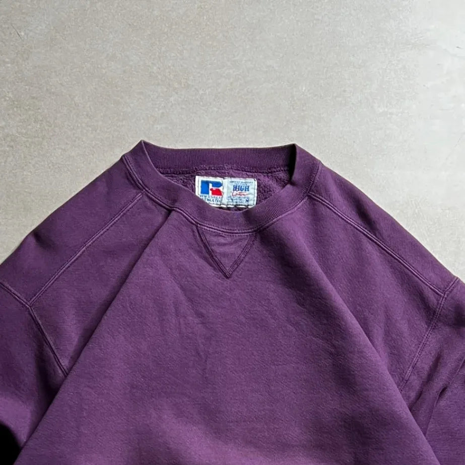 Vintage Russell Athletic Purple Sweatshirt - S Top