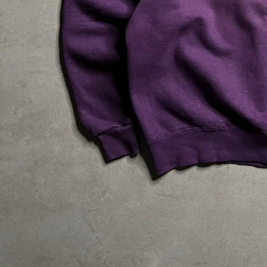 Vintage Russell Athletic Purple Sweatshirt - S Bottom Left