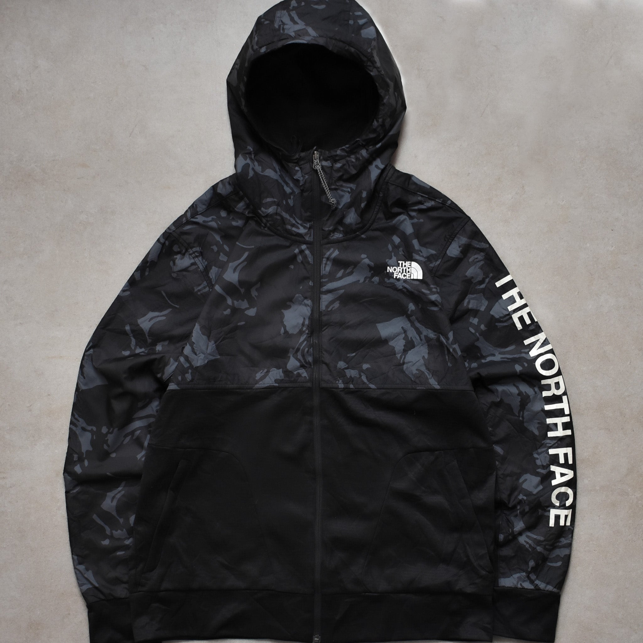 The north face shop black camo jacket