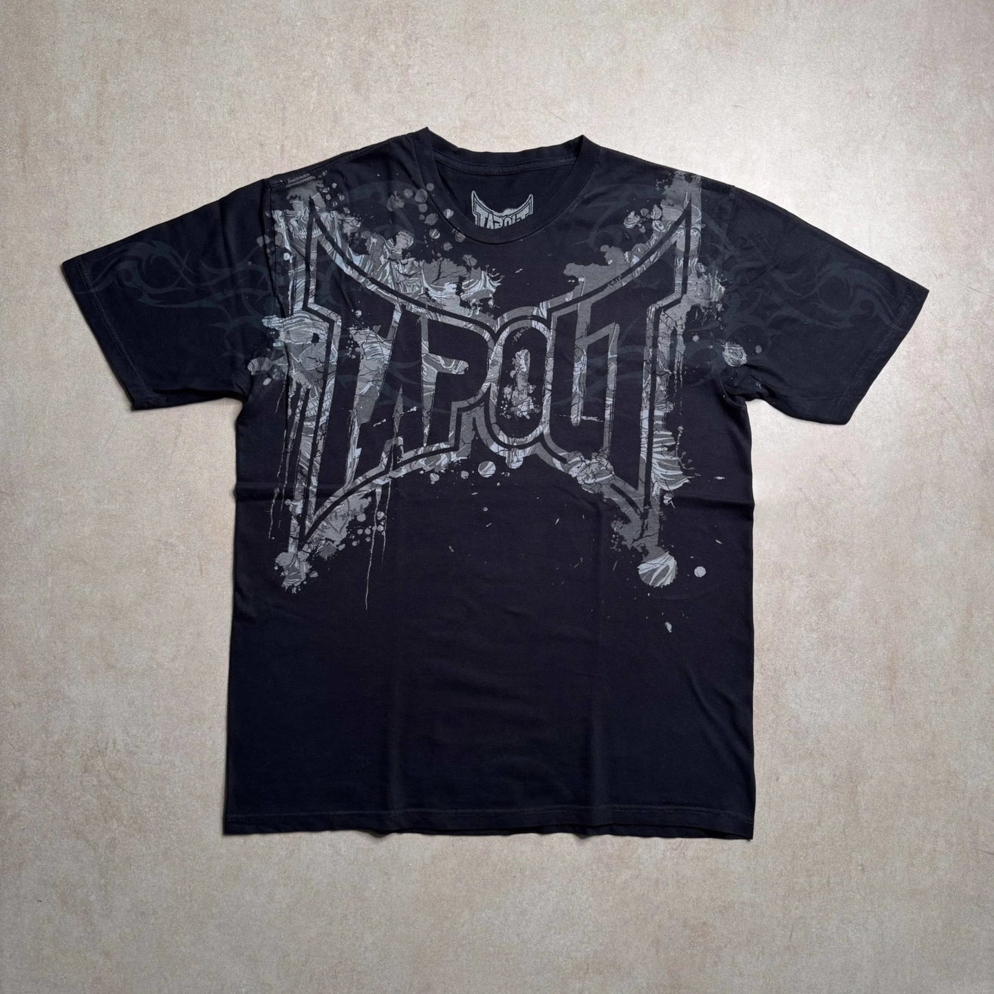 Vintage Black Y2K Tapout T-Shirt