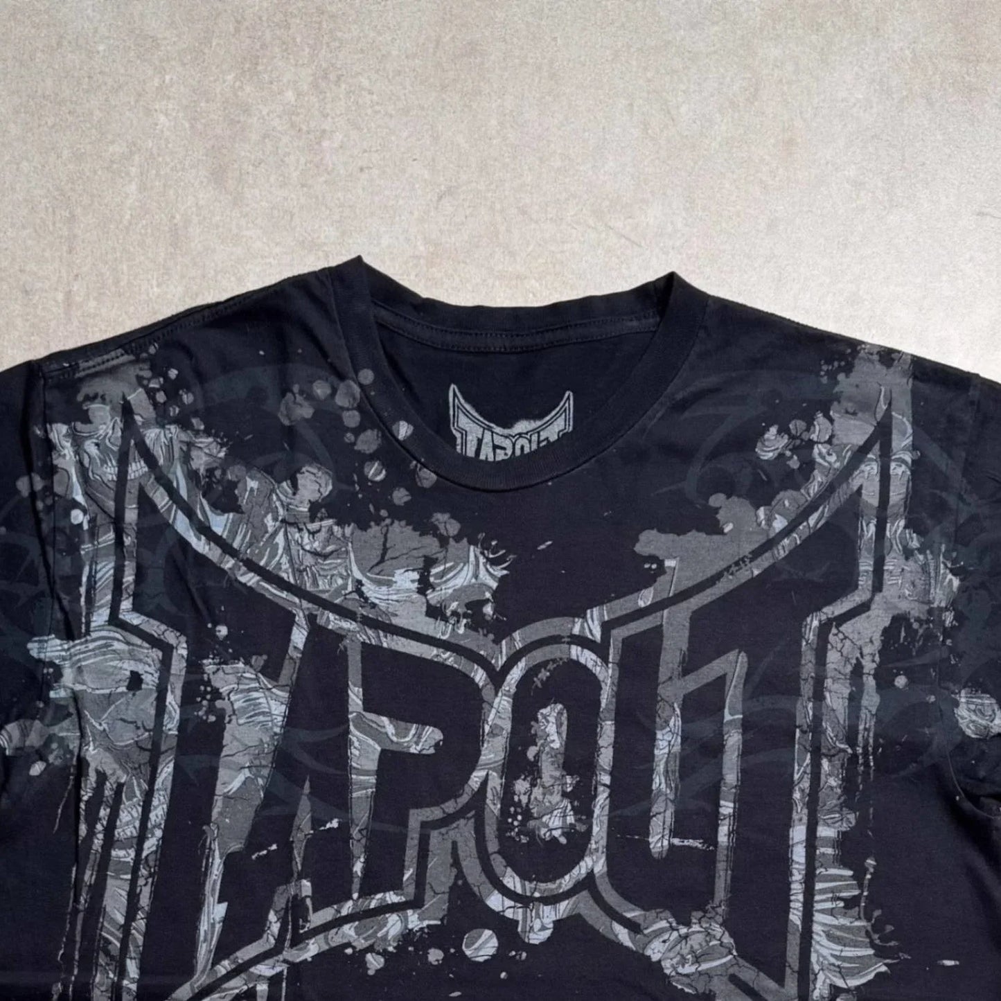 Vintage Black Y2K Tapout T-Shirt