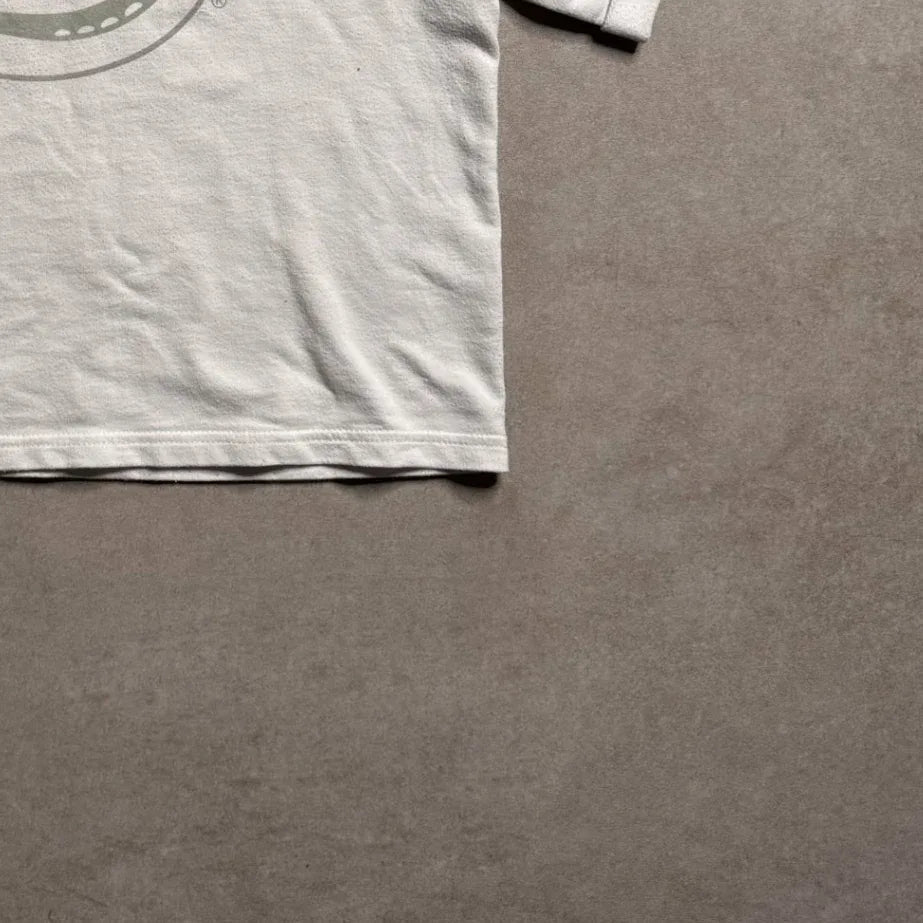Vintage Dickies White Crop Top T-shirt - XS Bottom Right