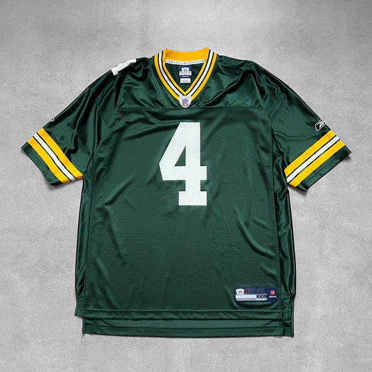 Vintage Reebok NFL "Brett Favre" Green Bay Packers Jersey - 2XL sullivansvintage