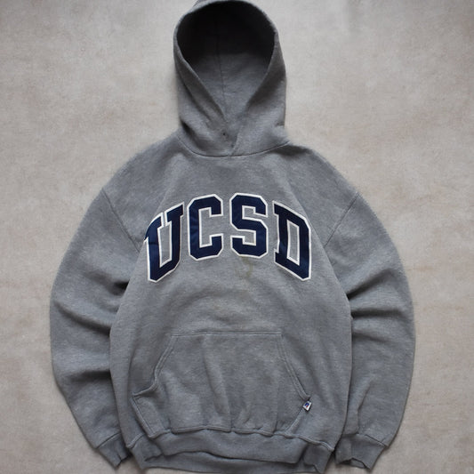 Vintage Russel Athletic UCSD Grey Hoodie - M sullivansvintage