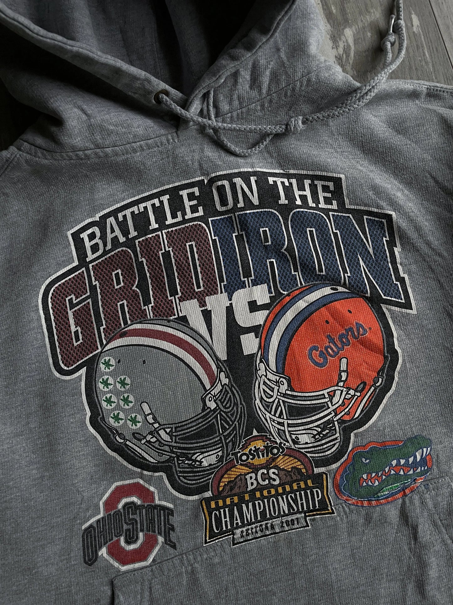 2000's Ohio State VS Florida Gators College Hoodie - L sullivansvintage