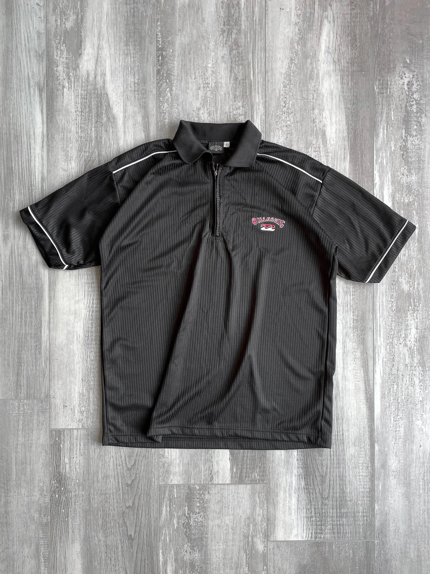 Vintage Billabong Black Quarter Zip Polo - L sullivansvintage