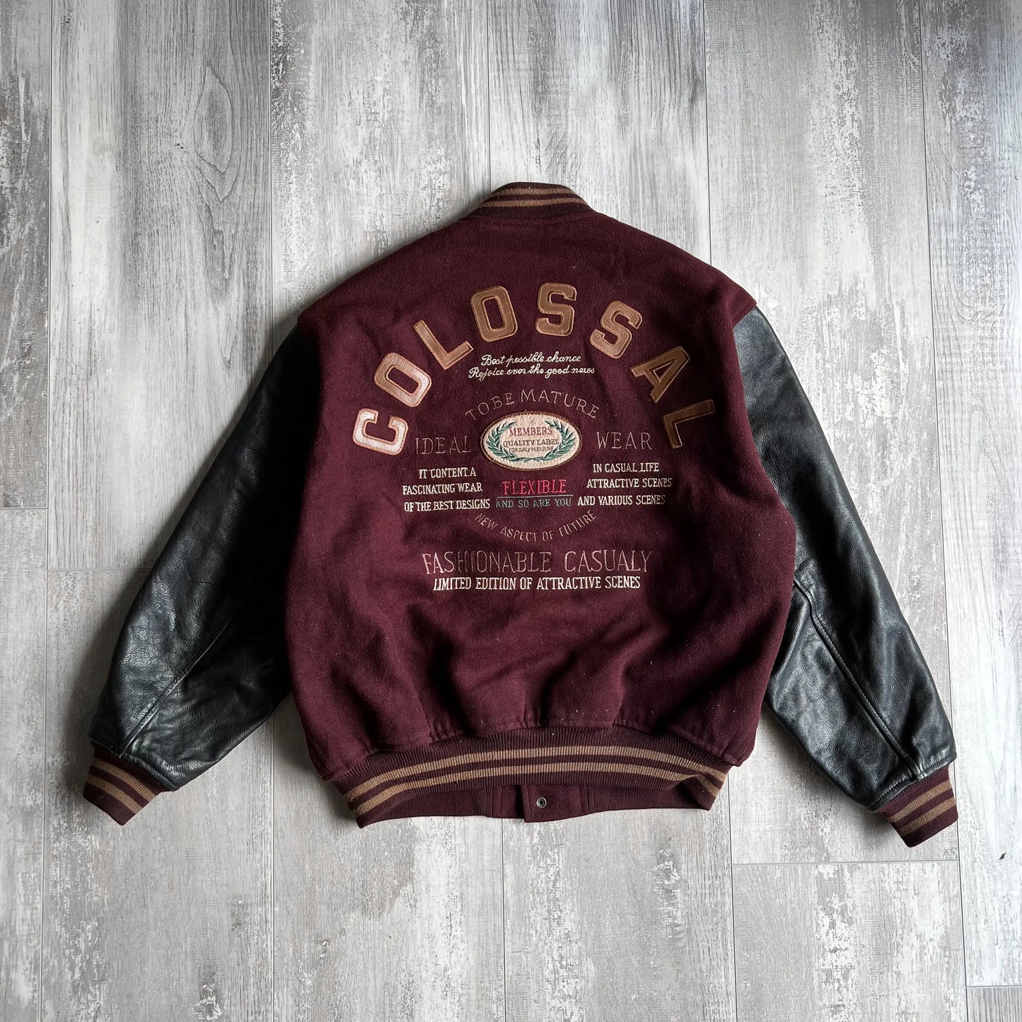 Vintage MacHope Burgundy Varsity Jacket - M sullivansvintage