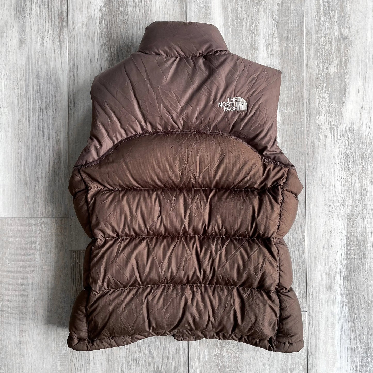 Vintage The North Face Nuptse 700 Brown Womens Puffer Vest - XS sullivansvintage