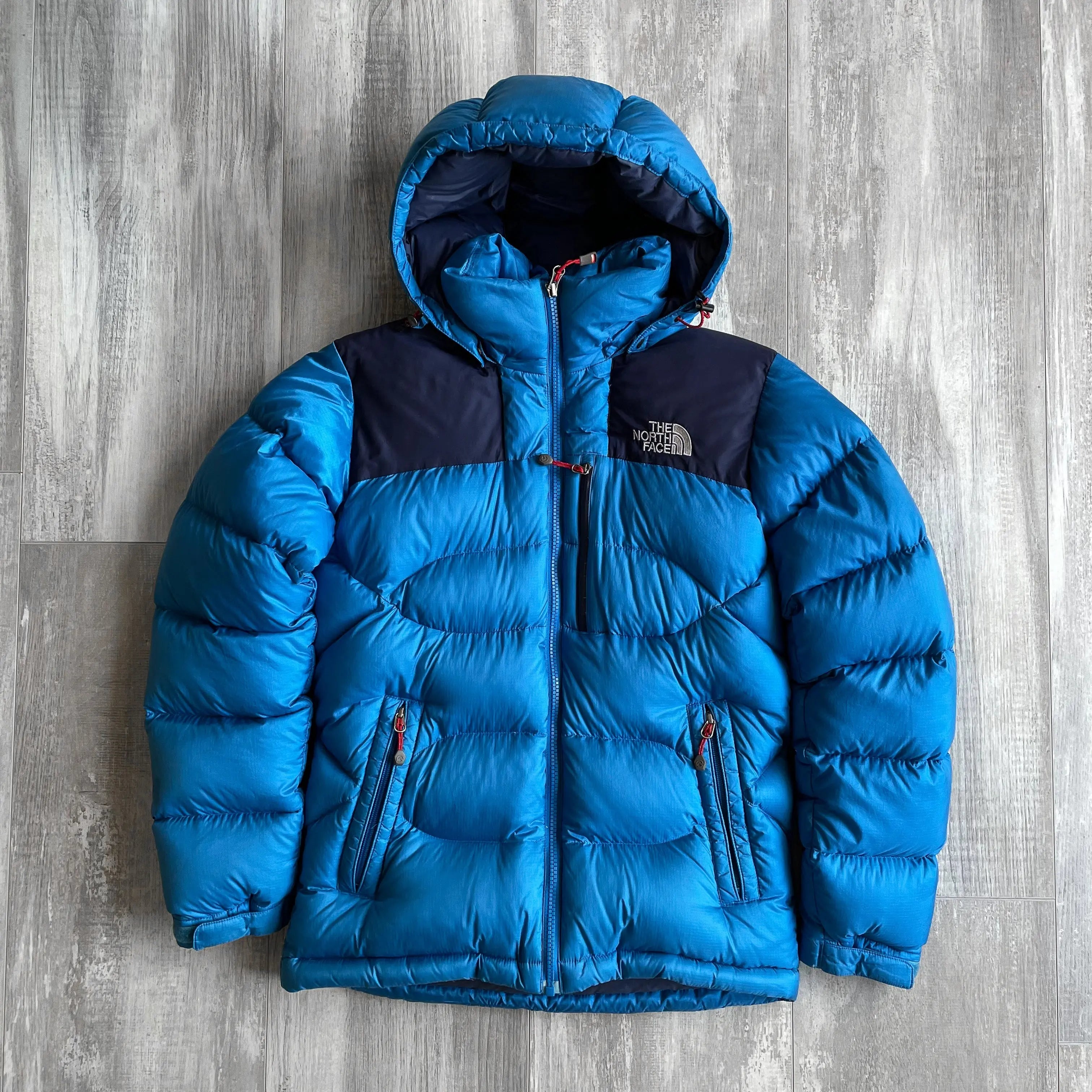 Vintage The North Face Summit Series  Light Blue Puffer Jacket