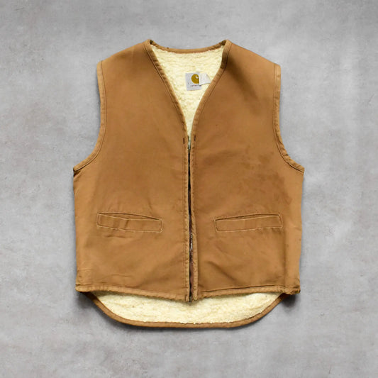1970s-Carhartt-Tan-Sherpa-Lined-Vest-L-sullivansvintage