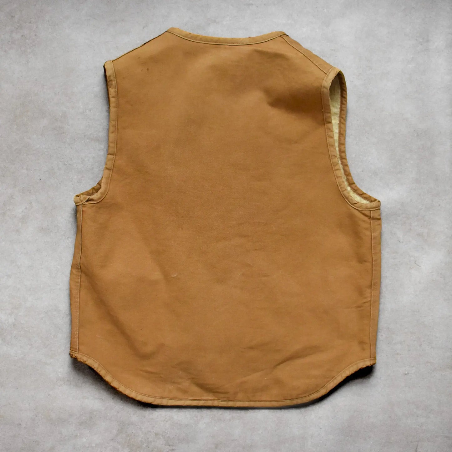 1970s-Carhartt-Tan-Sherpa-Lined-Vest-L-sullivansvintage