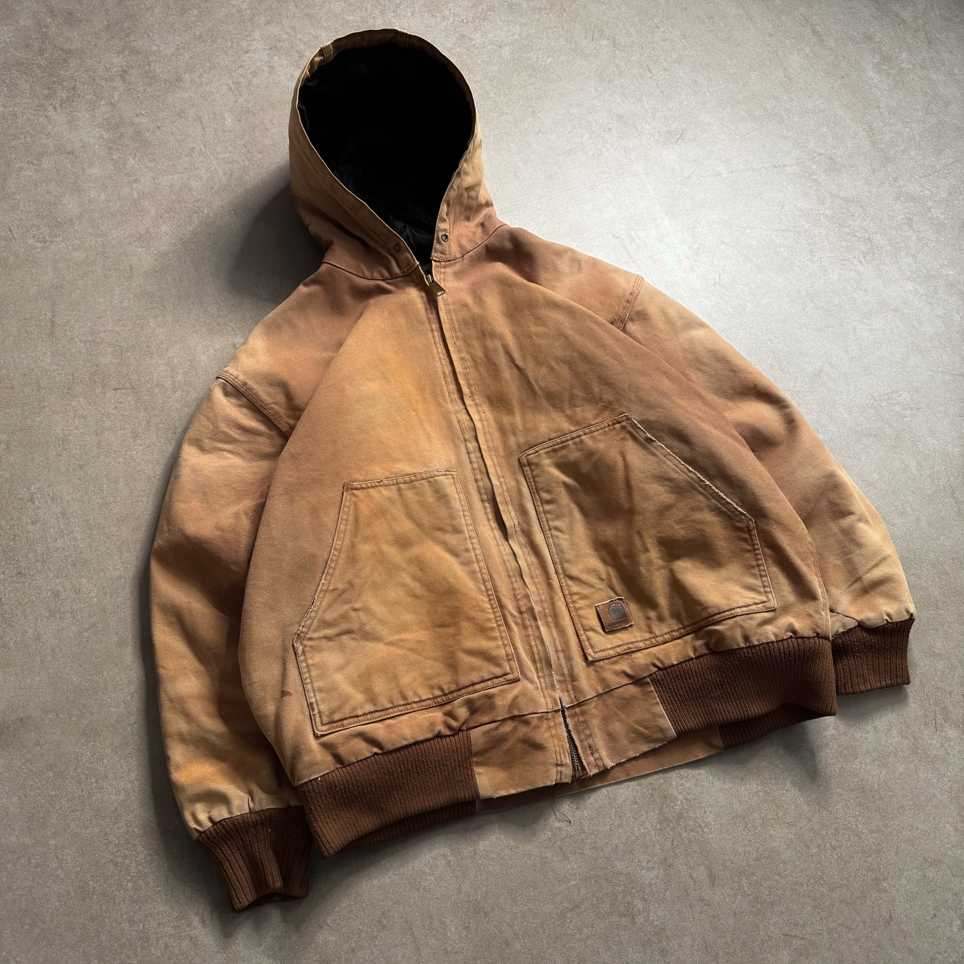1990's Carhartt Tan Active Hoodie - L sullivansvintage