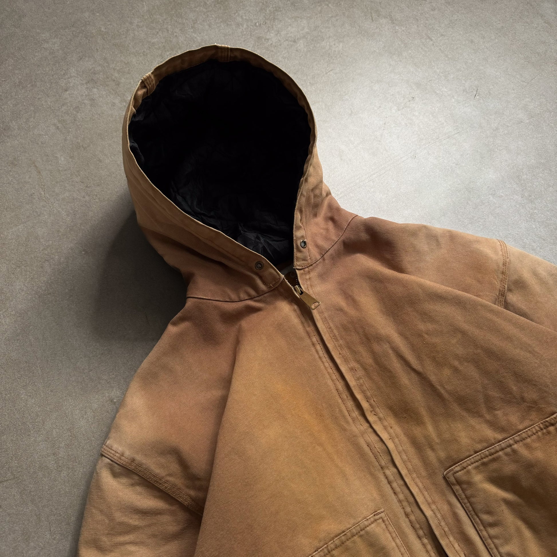 1990's Carhartt Tan Active Hoodie - L sullivansvintage