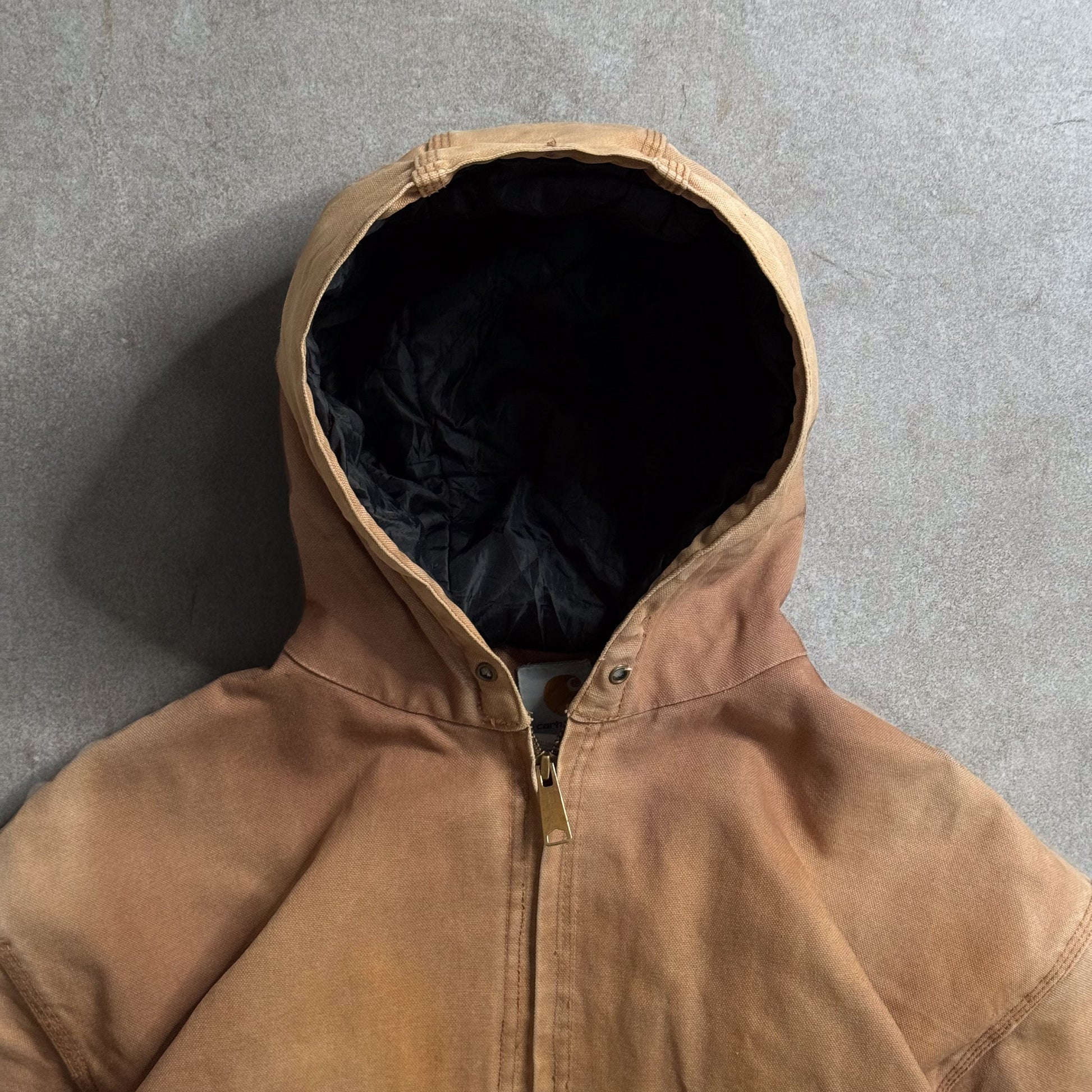 1990's Carhartt Tan Active Hoodie - L sullivansvintage