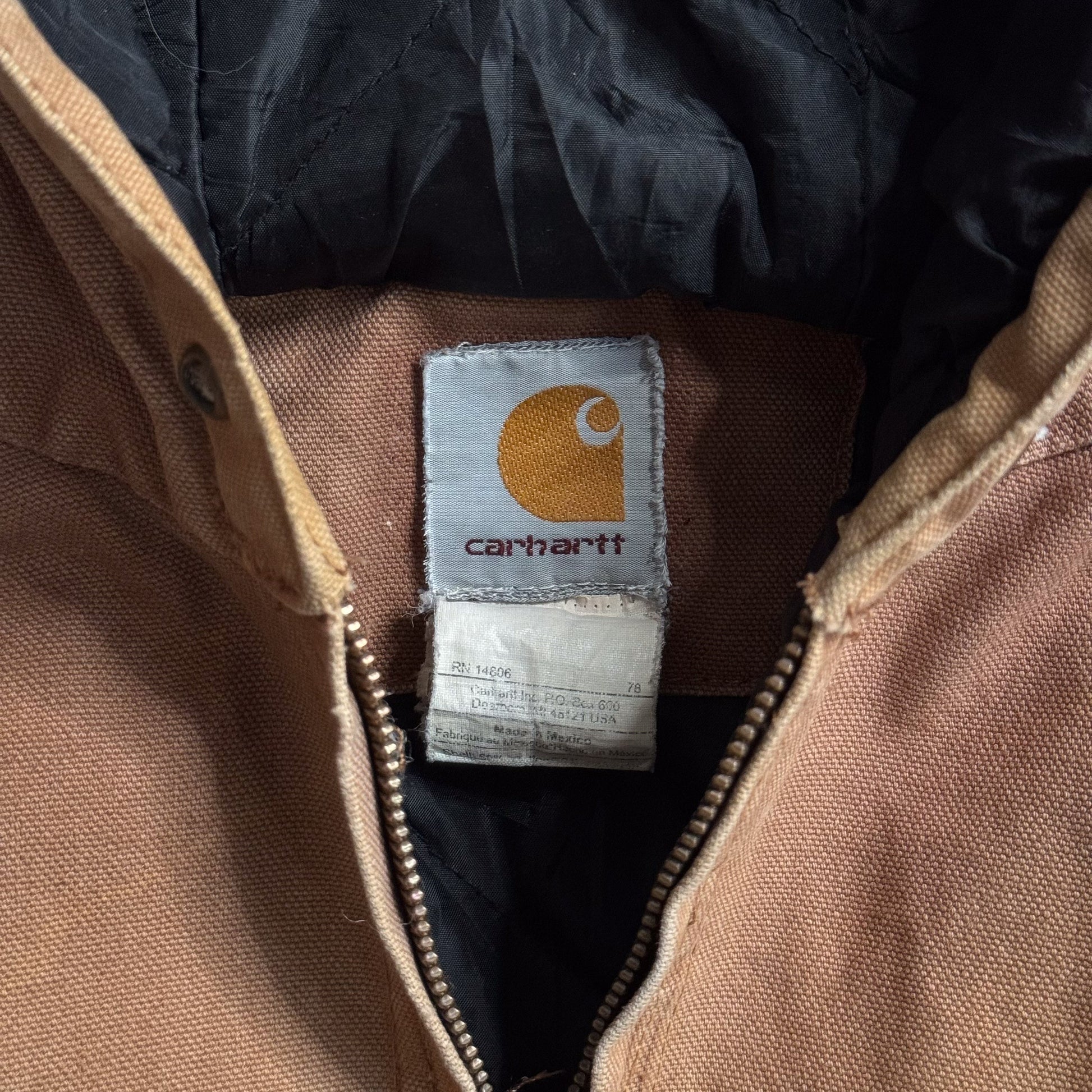 1990's Carhartt Tan Active Hoodie - L sullivansvintage