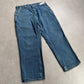 1990s Carhartt FR Flame Resistant Carpenter's Blue Jeans - 36 sullivansvintage