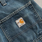 1990s Carhartt FR Flame Resistant Carpenter's Blue Jeans - 36 sullivansvintage