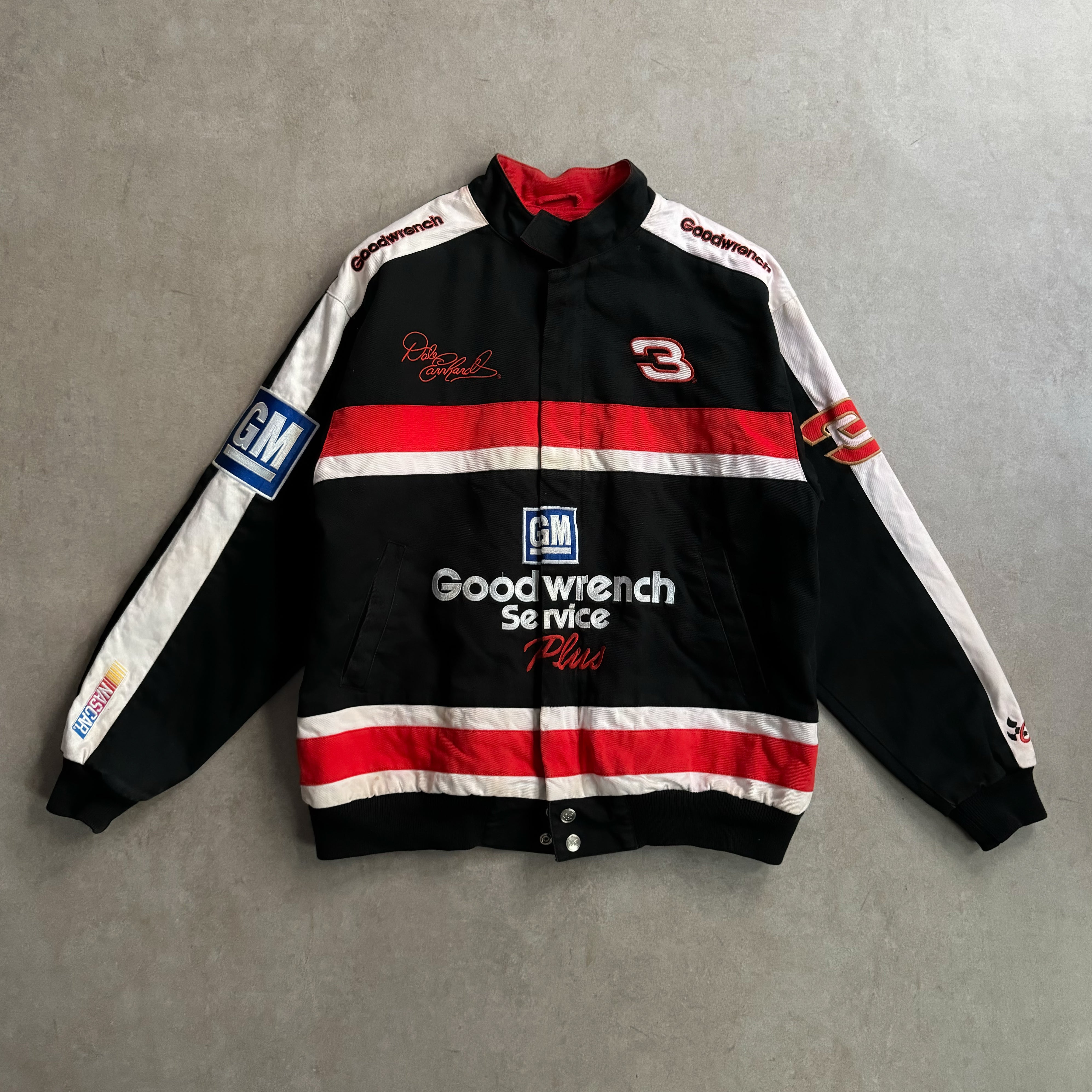 1990s Chase Authentics Dale Earnhardt Nascar Racer Jacket M sullivansvintage