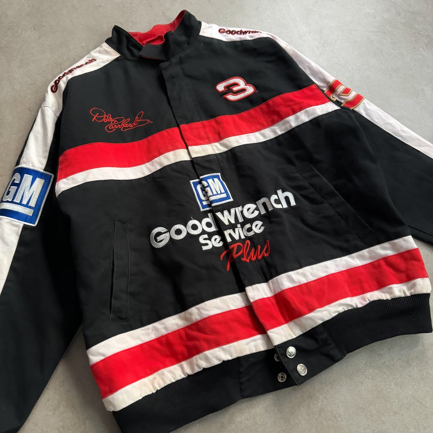 1990s Chase Authentics Dale Earnhardt Nascar Racer Jacket - M sullivansvintage