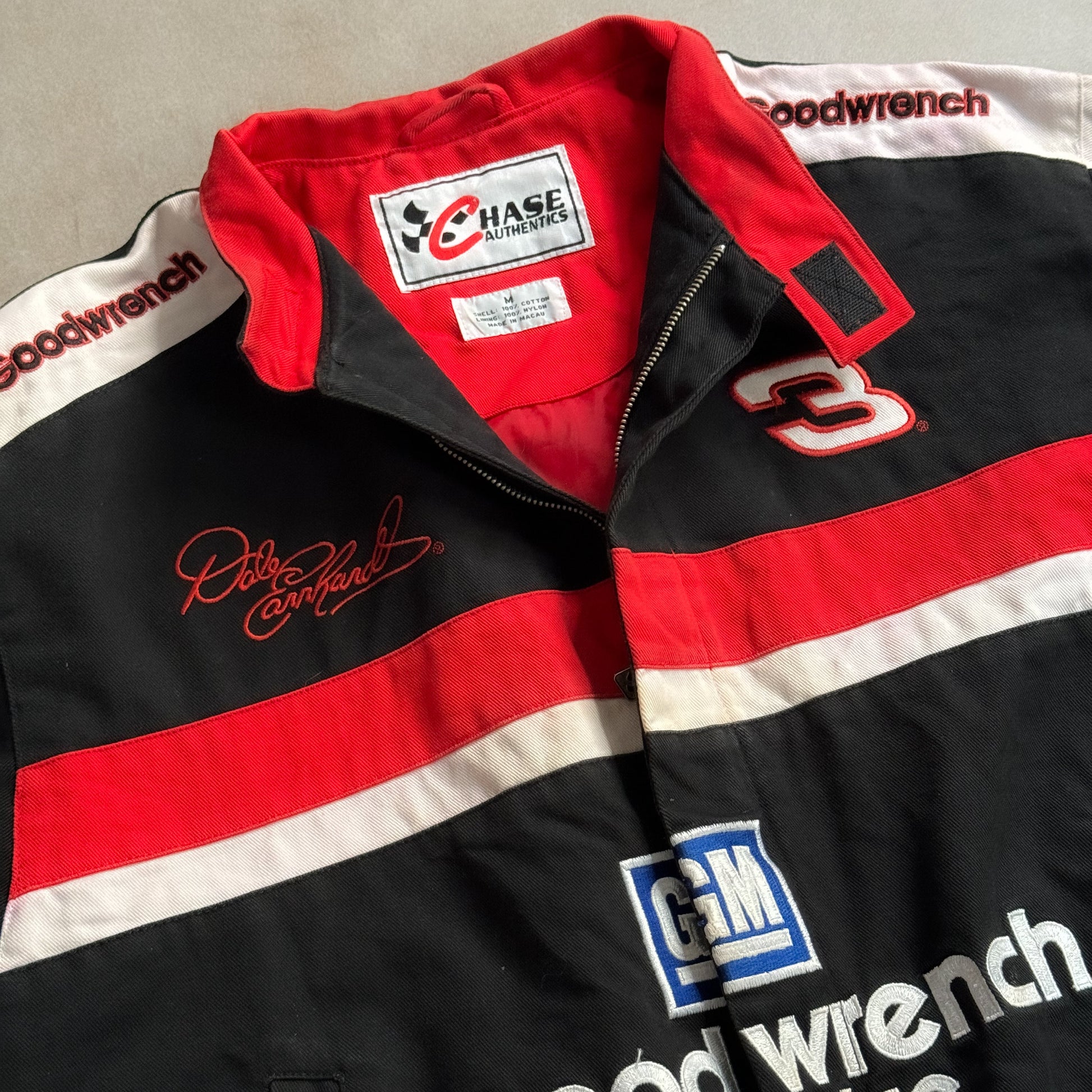 1990s Chase Authentics Dale Earnhardt Nascar Racer Jacket - M sullivansvintage