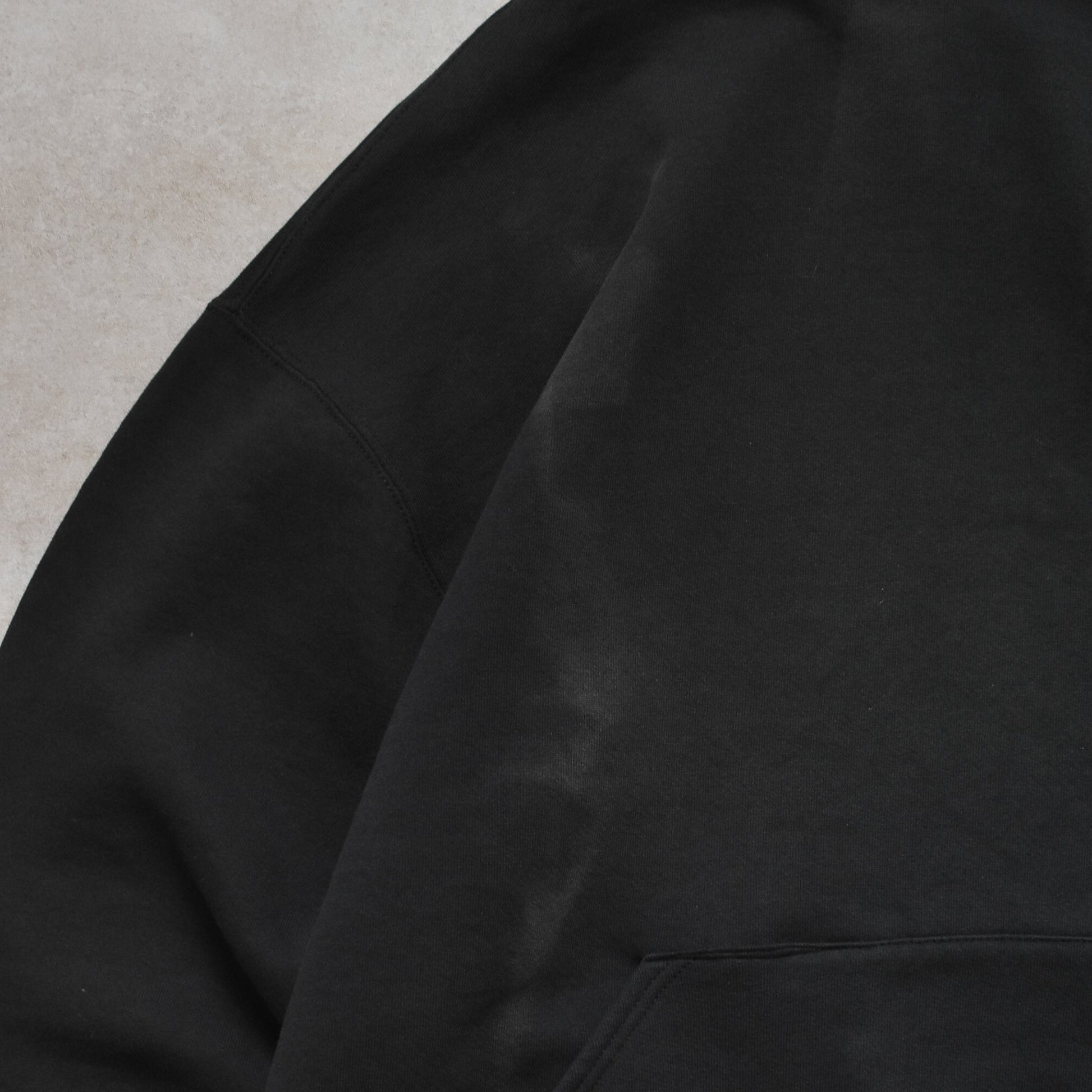 1990s Russell Athletic Black Faded Hoodie - XL sullivansvintage