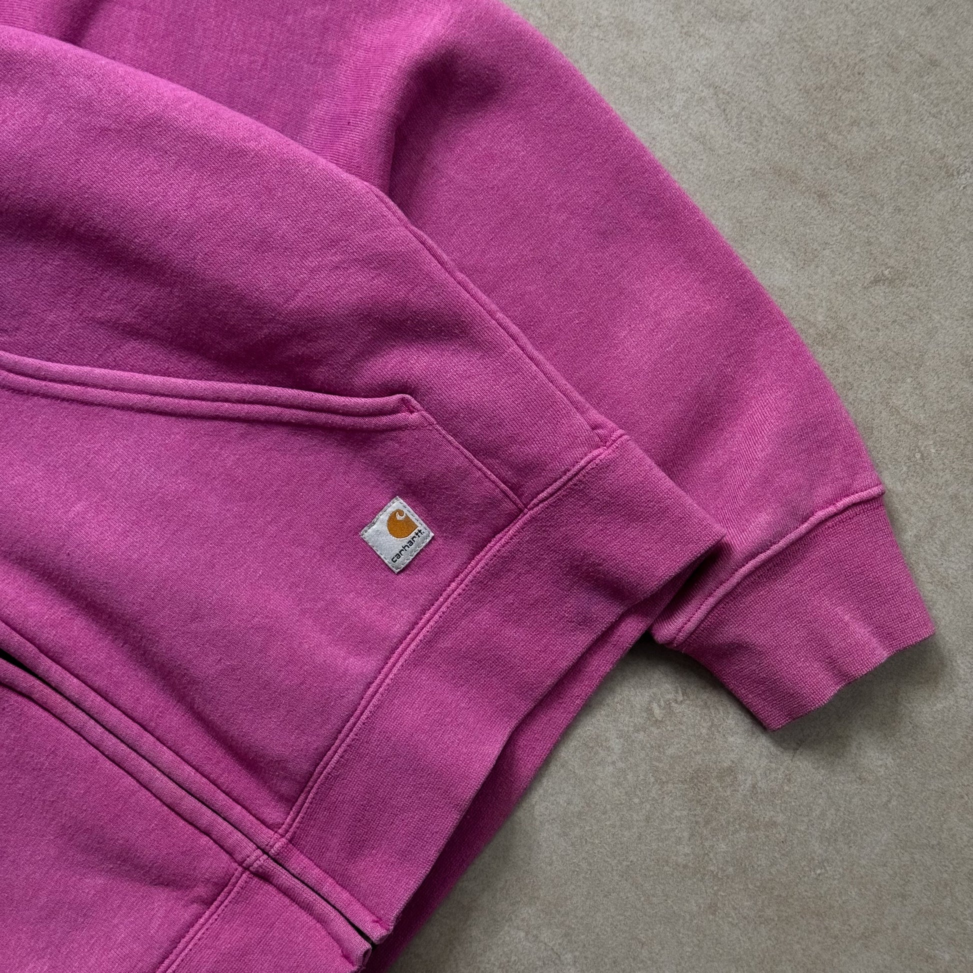 2000s Carhartt Pink Zip Hoodie - S sullivansvintage