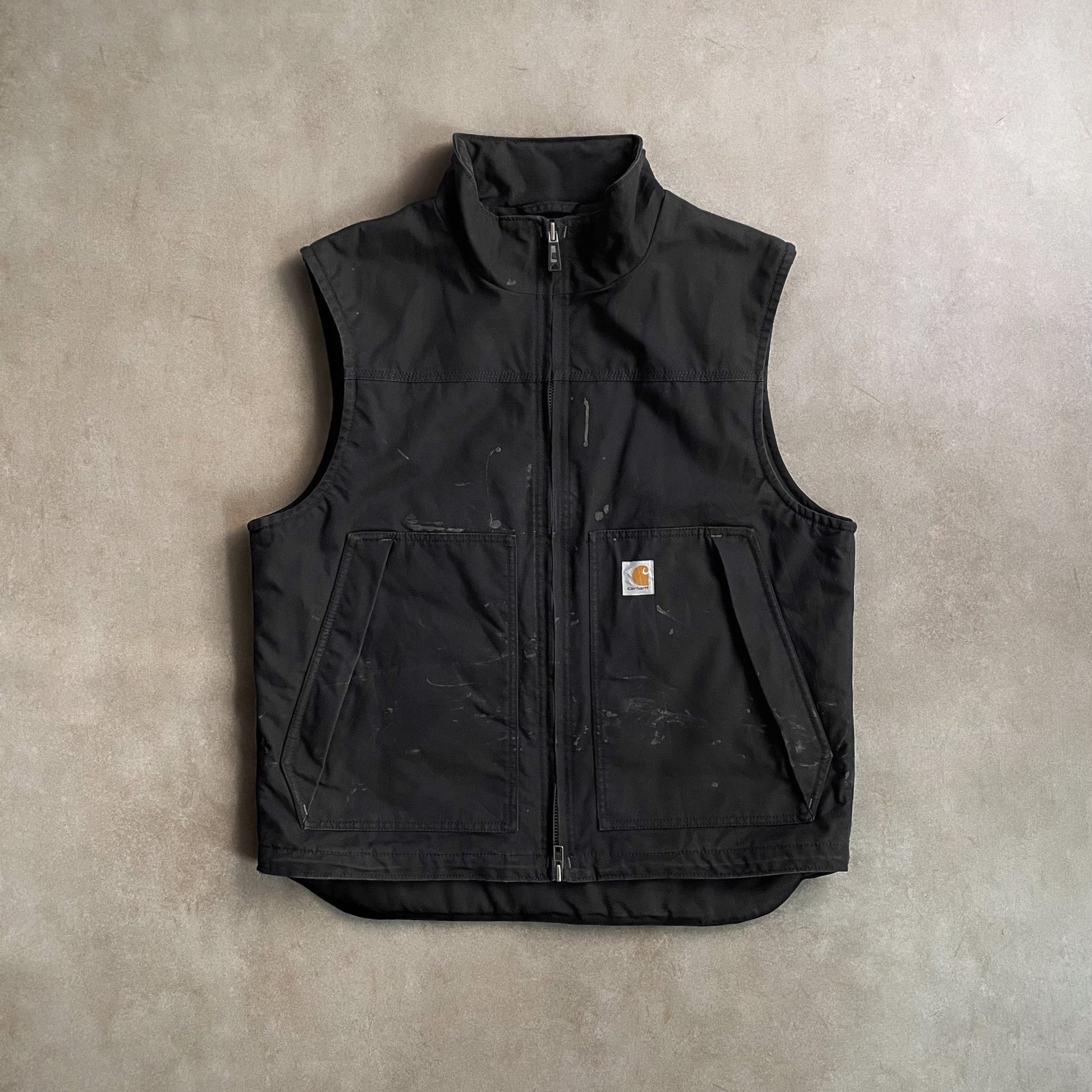 2000s Carhartt Quilted Gillet Black Vest - L sullivansvintage