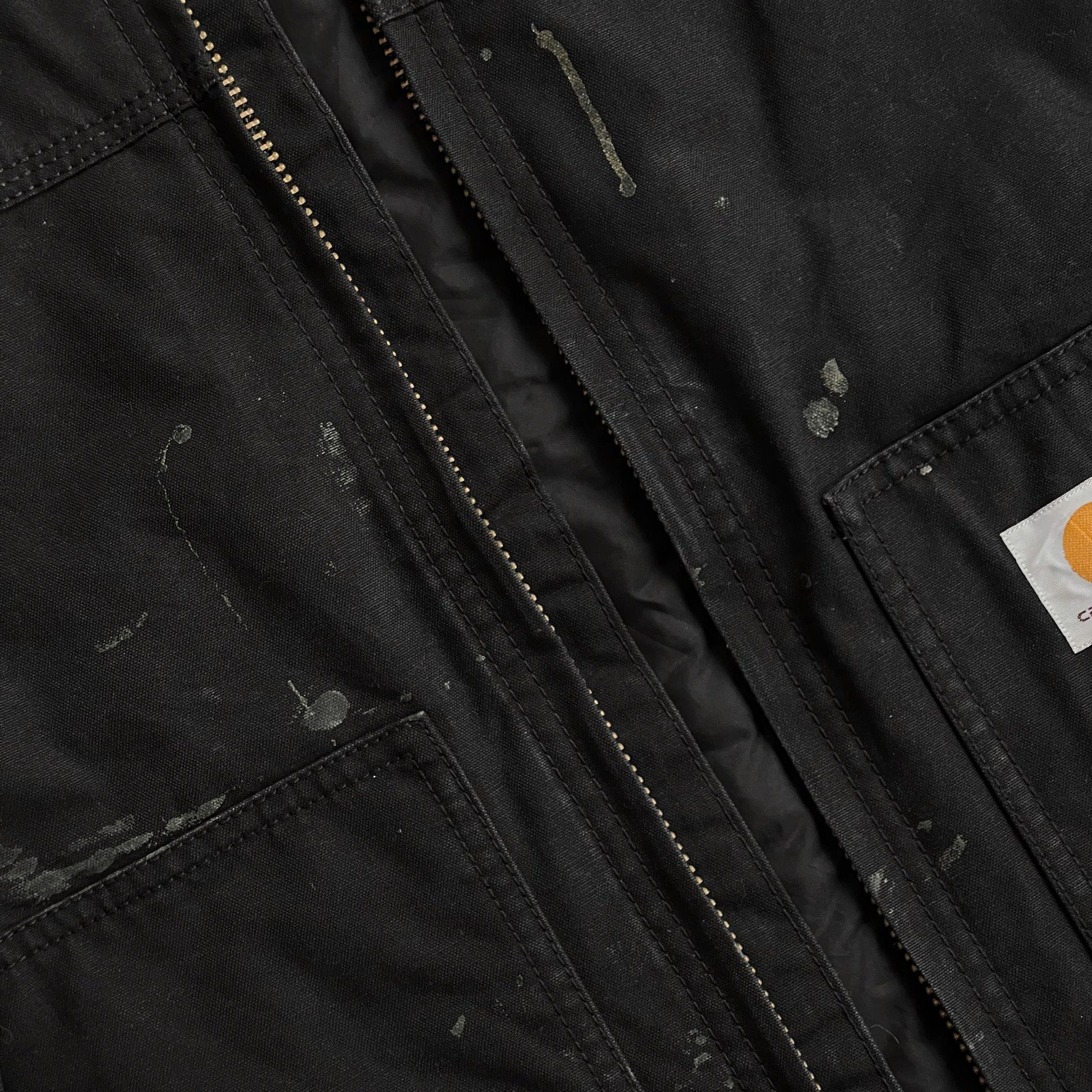 2000s Carhartt Quilted Gillet Black Vest - L sullivansvintage