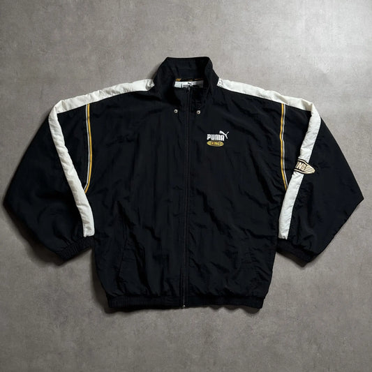 2000s Puma King Black Track Jacket - S sullivansvintage