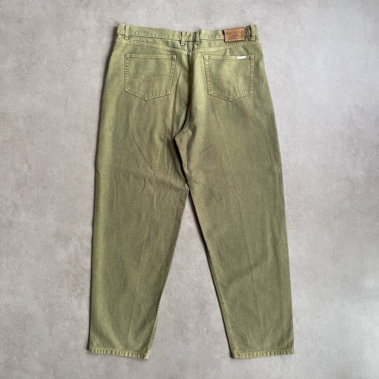 2000s Tencel Moss Green Pants - 42in sullivansvintage