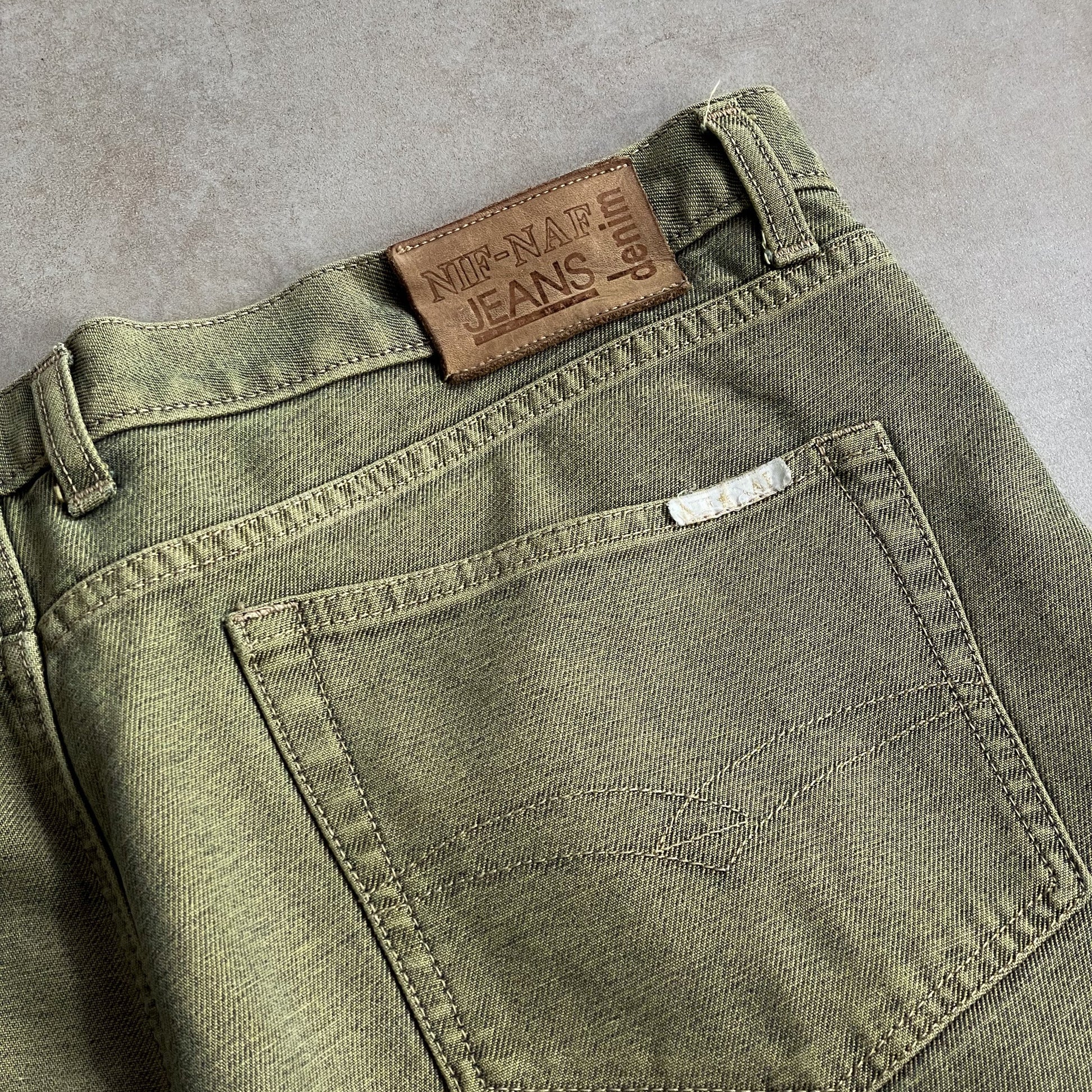 2000s Tencel Moss Green Pants - 42in sullivansvintage