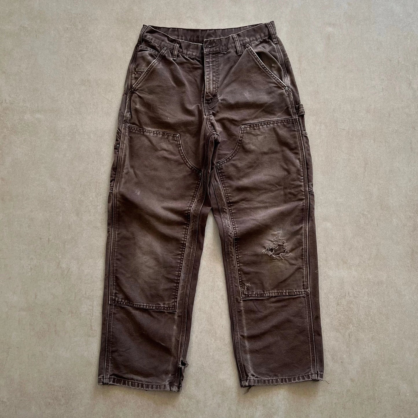 Carhart-Brown-Double-Knee-Pants-32in-sullivansvintage