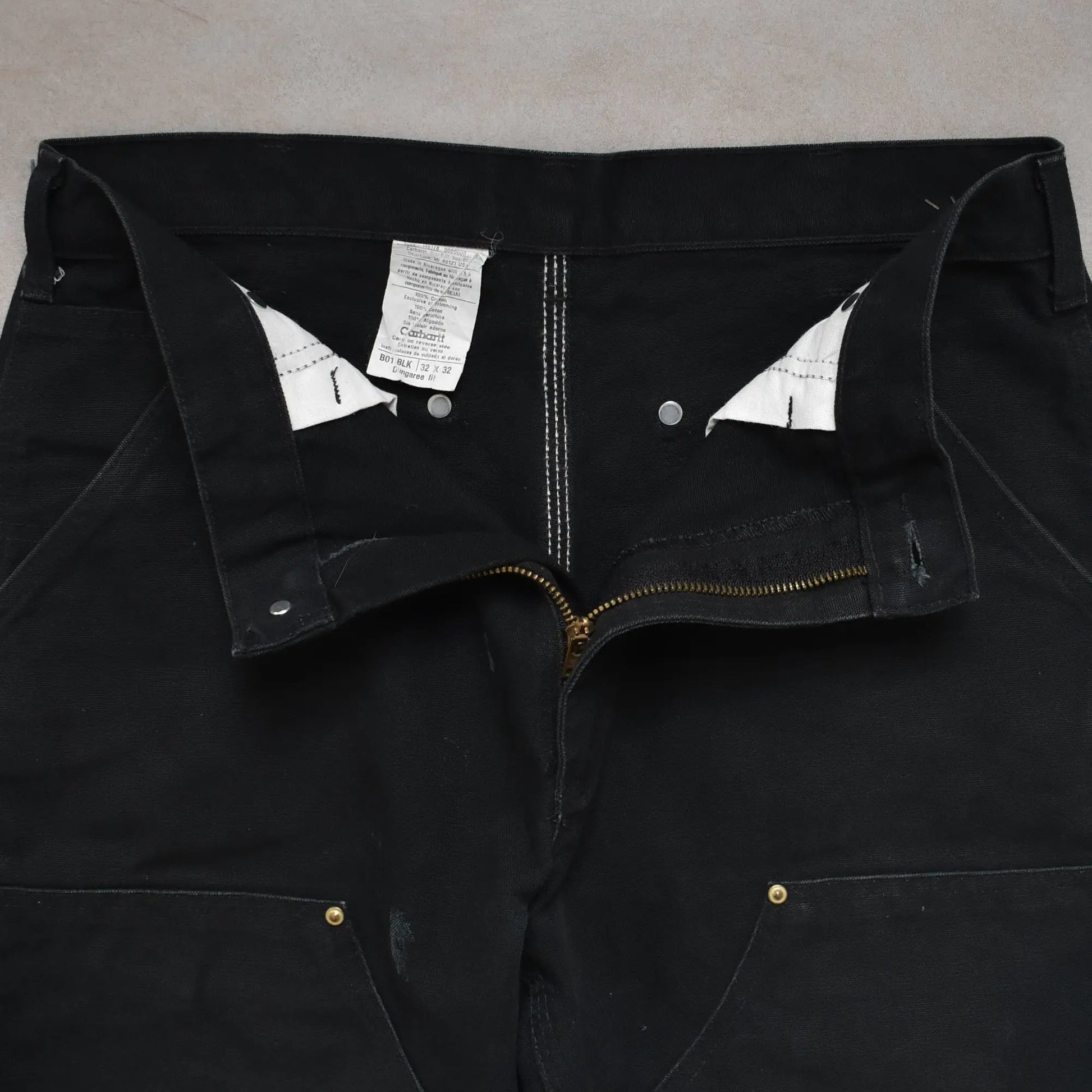 Carhartt Black Double Knee Pants - 32in sullivansvintage