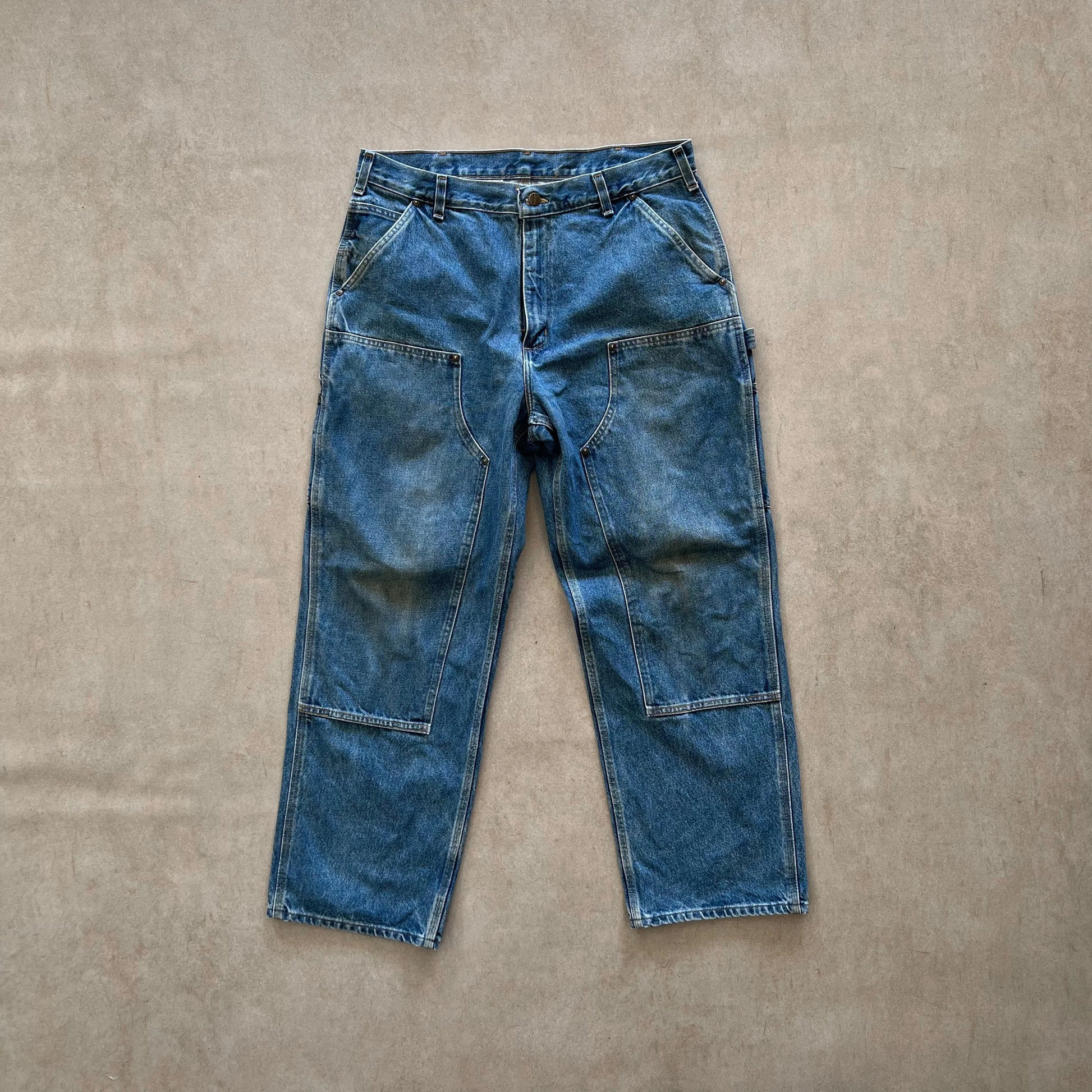 Carhartt-Blue-Double-Knee-Jeans-36in-sullivansvintage