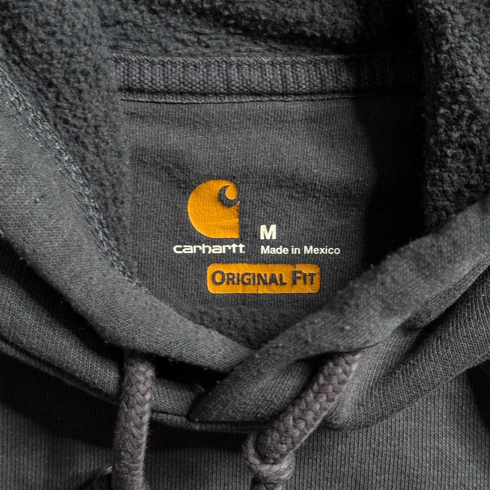 Carhartt Grey Logo Hoodie - M sullivansvintage