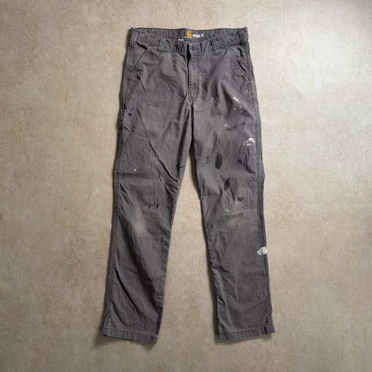 Carhartt Grey Relaxed Cargo Pants - 34 sullivansvintage