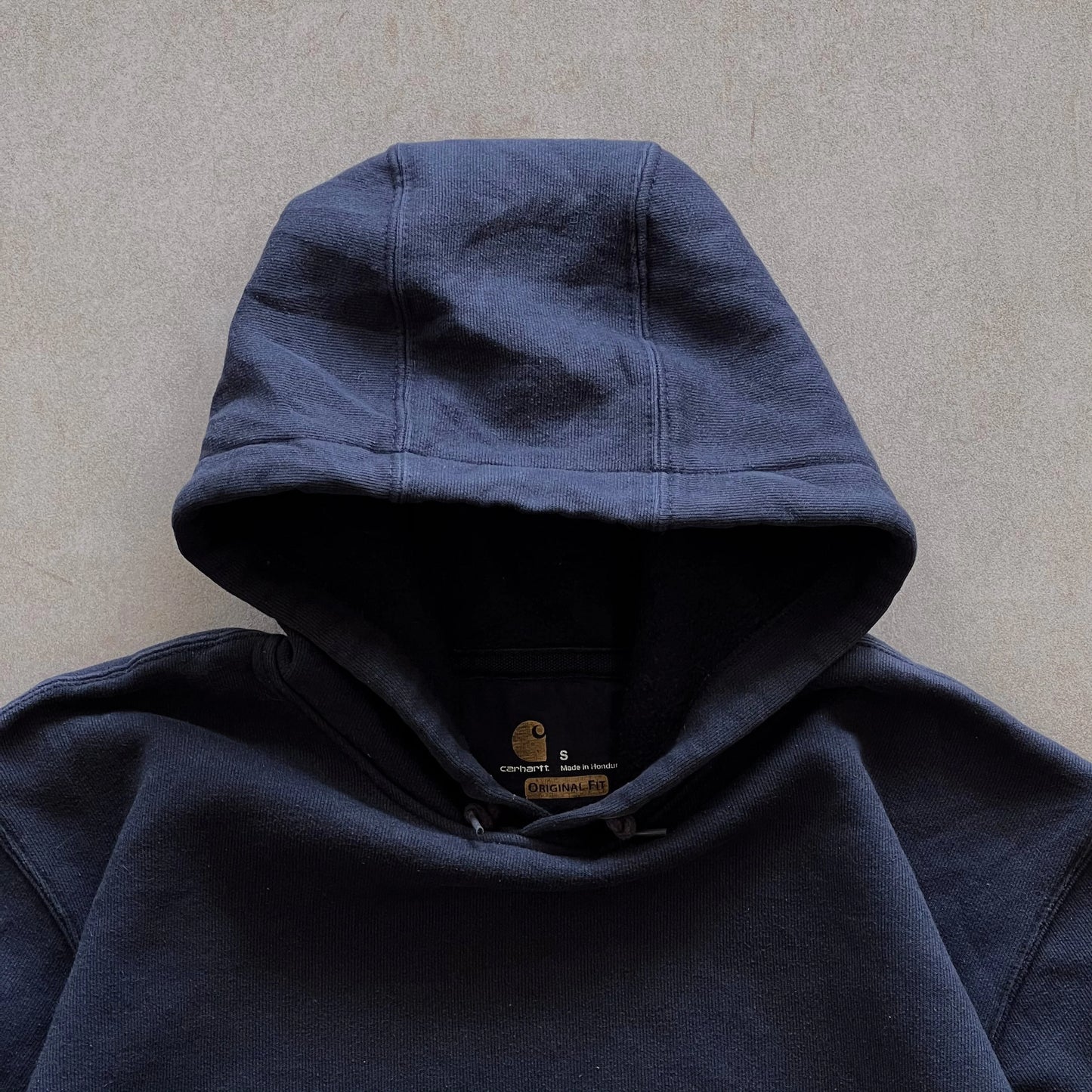 Carhartt-Navy-Logo-Hoodie-S-sullivansvintage