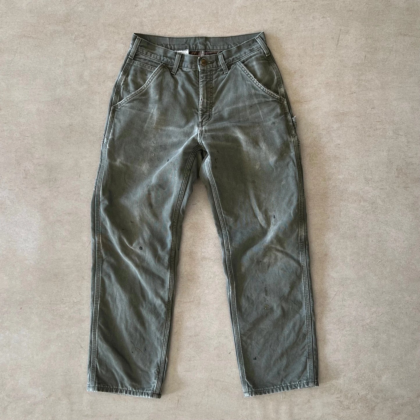 Carhartt-Olive-Green-Workwear-Pants-30in-sullivansvintage