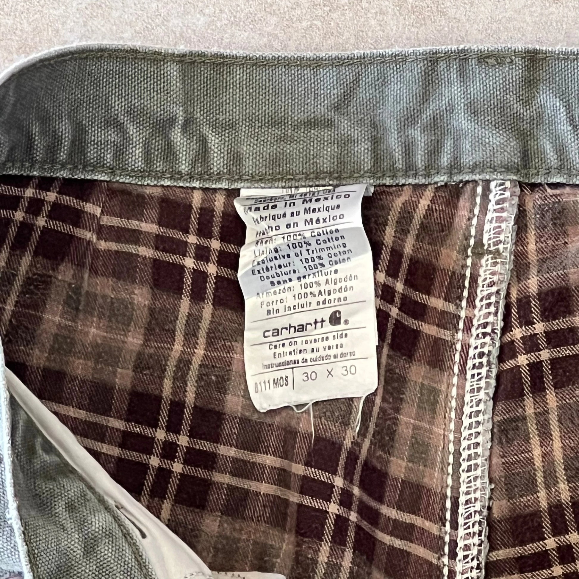 Carhartt-Olive-Green-Workwear-Pants-30in-sullivansvintage