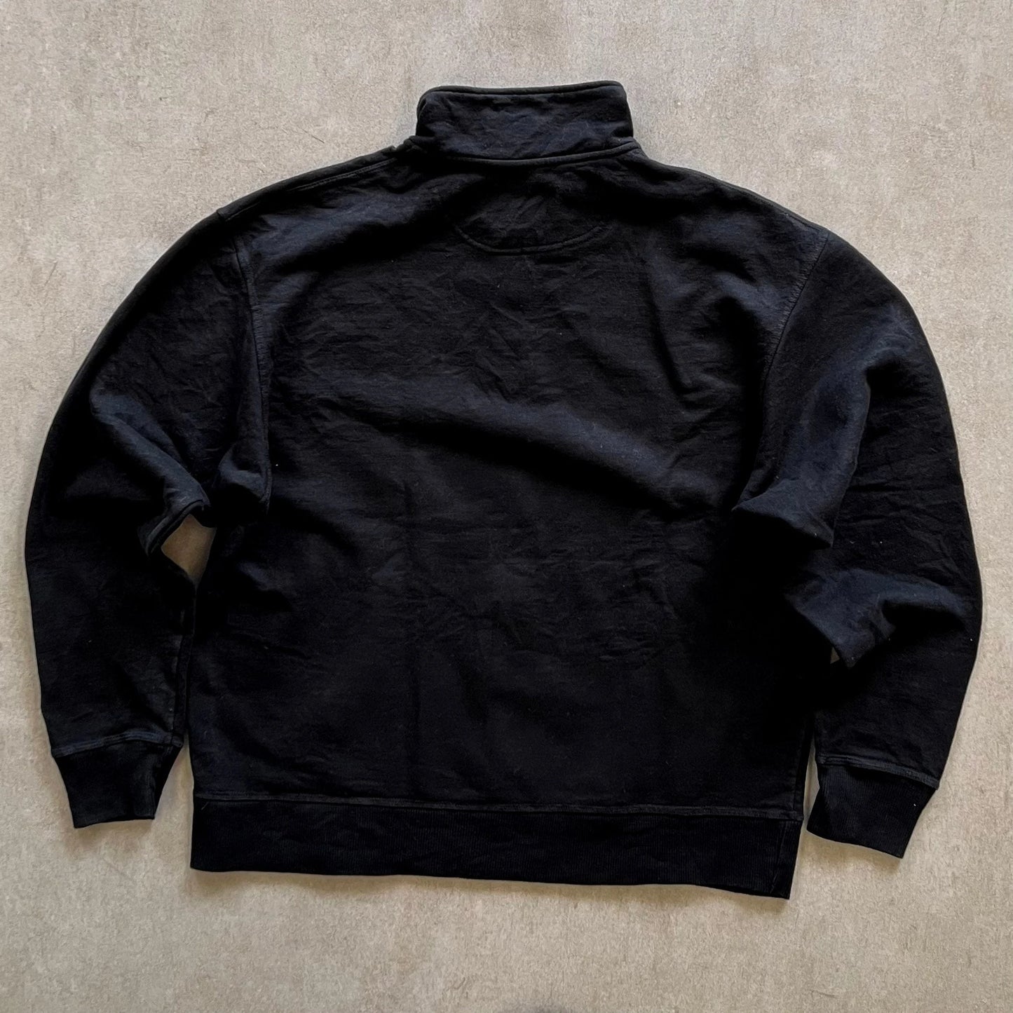 Champion-Black-Quarter-Zip-Jacket-L-sullivansvintage