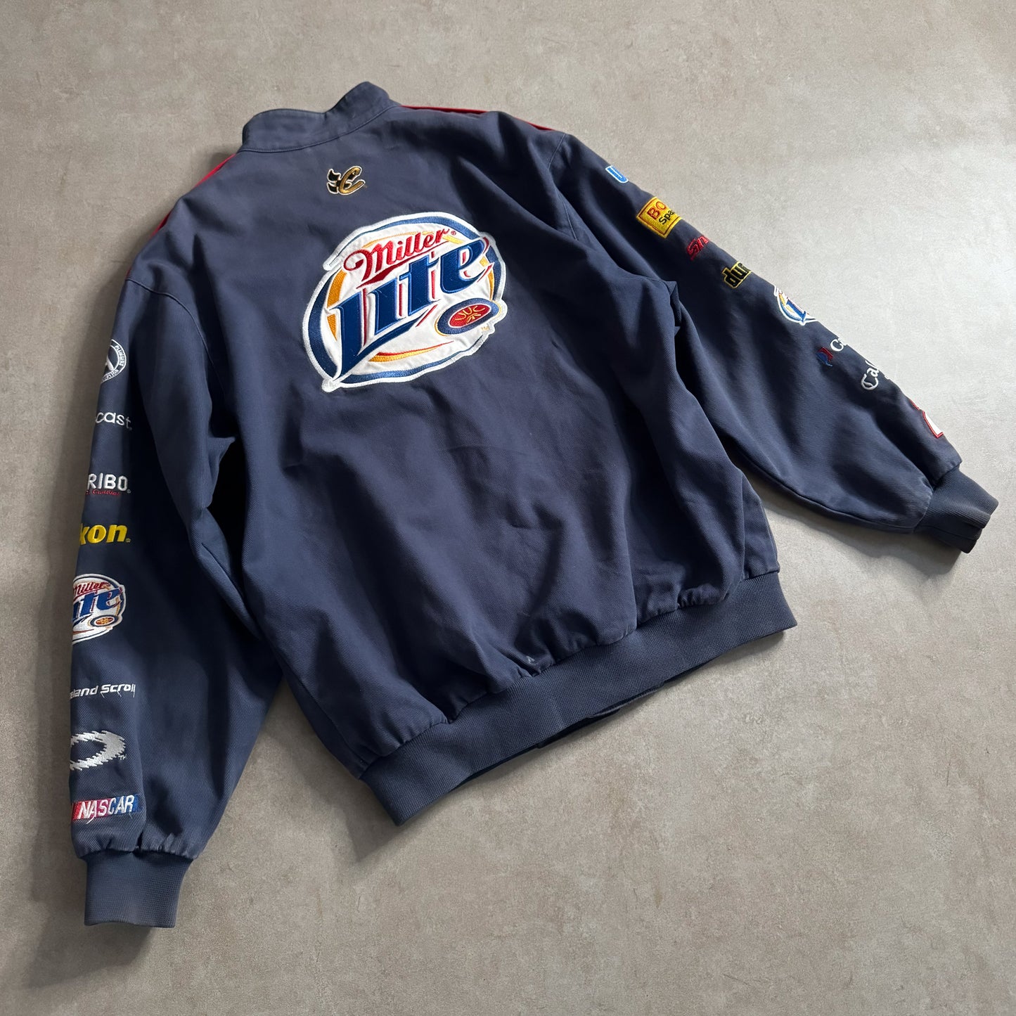 Chase Authentics NASCAR Rusty Wallace Miller Lite Jacket - M sullivansvintage